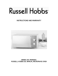 Russell Hobbs RHMA20L Instruction manual