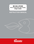 Baumatic BC192.2TCSS User manual