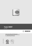 Bosch Tronic 3000T Installation manual