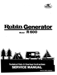 Robin America R600 Specifications
