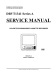 Durabrand DBVT1341 Service manual