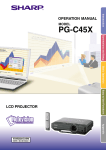Sharp Notevision PG-C45X Specifications