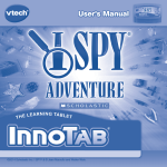 VTech Innotab Spy Adventure Scholastic User`s manual
