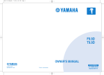 Yamaha T9.9D Owner`s manual