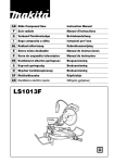 Makita LS1013F Instruction manual