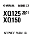 Yamaha XQ150 Service manual