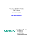 Moxa Technologies ThinkCore DA-660-16-CE User`s manual