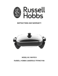 Russell Hobbs RHFP910 Instruction manual