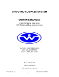 WATSON INDUSTRIES GGC-E101 Owner`s manual