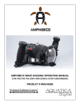 AMPHIBICO Video Camera Housing Instruction manual