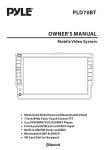 PYLE Audio PLD35MU Owner`s manual