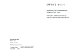 Electrolux SANTO Z 9 18 42-4 I Operating instructions