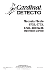 Cardinal Detecto 6735 Specifications