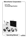 Microframe Corporation 3500 Series Specifications