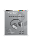 Mr Handsfree Blue Music User manual