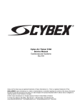 CYBEX 610A Service manual