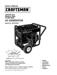 Craftsman 580.328300 Owner`s manual