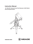 Meade MAX-ACF Instruction manual