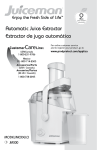Automatic Juice Extractor Extractor de jugo autom&aacute;tico