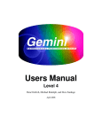 Gemini L4 Manual