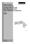 Makita DJR185 Instruction manual