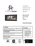 European Home DV 52 Owner`s manual