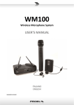 PROEL WM100 Specifications