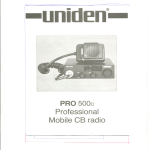 Uniden PRO 500D Specifications