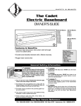 The Cadet Electric Baseboard