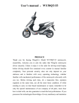 WangYe WY50QT-10 User`s manual