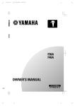 Yamaha F40A Owner`s manual
