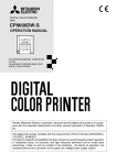 Mitsubishi CP9600DW-S Instruction manual