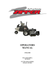 Zipper Mowers MTS2611K Owner`s manual