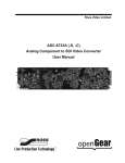 Ross ADC-8733AS User manual