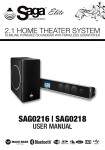 Saga SAG0216 User manual