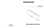 Marshall Electronics V-R1042DP-DVI Operating instructions