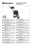 Electrolux Petrol Tiller Instruction manual