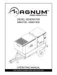 Magnum MMG100D Operator`s manual