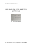 Makati 416-832 Extendible PABX System User manual