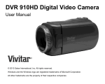 Vivitar DVR-200 User manual