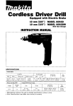 Makita 6093DW Instruction manual