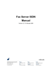 Vidicode Fax Server PRI Technical information