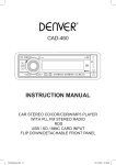Denver CAD-460 Instruction manual