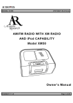 Audiovox XM50 Owner`s manual