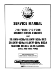 Westerbeke 71 B-FOUR Service manual