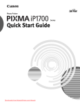 Canon iP1700 - PIXMA Color Inkjet Printer Technical information