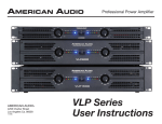 American Audio 4295 User manual