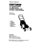 Craftsman 917.377880 Owner`s manual