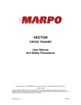 Marpo Kinetics Vector User manual