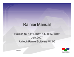 Rainier Manual - Media Support Group